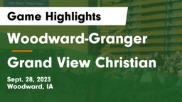 Woodward-Granger  vs Grand View Christian Game Highlights - Sept. 28, 2023