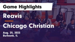 Reavis  vs Chicago Christian  Game Highlights - Aug. 25, 2023