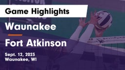 Waunakee  vs Fort Atkinson  Game Highlights - Sept. 12, 2023