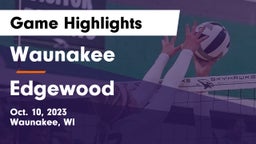 Waunakee  vs Edgewood  Game Highlights - Oct. 10, 2023