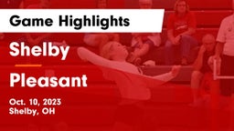 Shelby  vs Pleasant  Game Highlights - Oct. 10, 2023