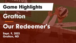 Grafton  vs Our Redeemer's  Game Highlights - Sept. 9, 2023