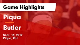 Piqua  vs Butler  Game Highlights - Sept. 16, 2019