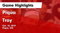 Piqua  vs Troy  Game Highlights - Oct. 10, 2019