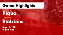Piqua  vs Stebbins  Game Highlights - Sept. 7, 2021