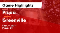 Piqua  vs Greenville  Game Highlights - Sept. 9, 2021
