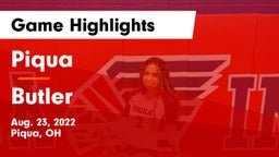 Piqua  vs Butler  Game Highlights - Aug. 23, 2022