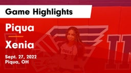 Piqua  vs Xenia  Game Highlights - Sept. 27, 2022
