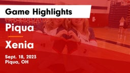 Piqua  vs Xenia  Game Highlights - Sept. 18, 2023
