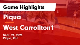 Piqua  vs West Carrollton1 Game Highlights - Sept. 21, 2023