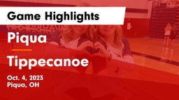 Piqua  vs Tippecanoe  Game Highlights - Oct. 4, 2023