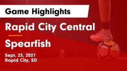 Rapid City Central  vs Spearfish Game Highlights - Sept. 23, 2021