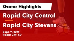 Rapid City Central  vs Rapid City Stevens  Game Highlights - Sept. 9, 2021