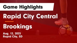 Rapid City Central  vs Brookings  Game Highlights - Aug. 12, 2023