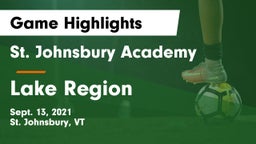 St. Johnsbury Academy  vs Lake Region Game Highlights - Sept. 13, 2021