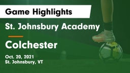 St. Johnsbury Academy  vs Colchester  Game Highlights - Oct. 20, 2021