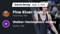 Recap: Pine River-Backus  vs. Walker-Hackensack-Akeley  2021