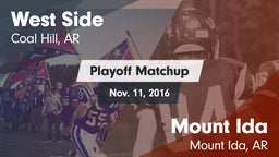 Matchup: West Side High Schoo vs. Mount Ida  2016