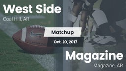 Matchup: West Side High Schoo vs. Magazine  2017
