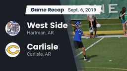 Recap: West Side  vs. Carlisle  2019