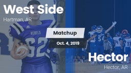 Matchup: West Side High Schoo vs. Hector  2019