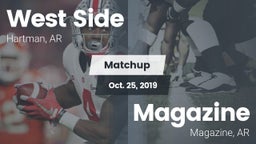 Matchup: West Side High Schoo vs. Magazine  2019