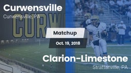 Matchup: Curwensville High Sc vs. Clarion-Limestone  2018