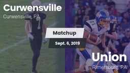 Matchup: Curwensville High Sc vs. Union  2019
