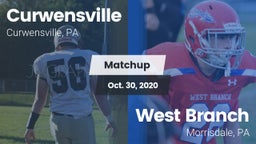Matchup: Curwensville High Sc vs. West Branch  2020