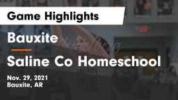 Bauxite  vs Saline Co Homeschool Game Highlights - Nov. 29, 2021