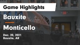 Bauxite  vs Monticello Game Highlights - Dec. 20, 2021