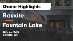 Bauxite  vs Fountain Lake  Game Highlights - Jan. 26, 2022