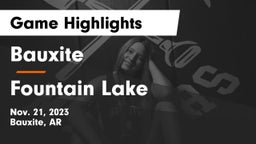 Bauxite  vs Fountain Lake  Game Highlights - Nov. 21, 2023