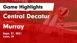 Central Decatur  vs Murray Game Highlights - Sept. 27, 2021