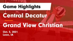 Central Decatur  vs Grand View Christian Game Highlights - Oct. 5, 2021
