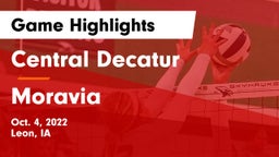 Central Decatur  vs Moravia Game Highlights - Oct. 4, 2022