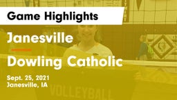 Janesville  vs Dowling Catholic  Game Highlights - Sept. 25, 2021