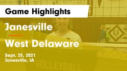 Janesville  vs West Delaware  Game Highlights - Sept. 25, 2021