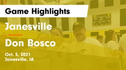 Janesville  vs Don Bosco  Game Highlights - Oct. 5, 2021