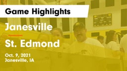 Janesville  vs St. Edmond  Game Highlights - Oct. 9, 2021