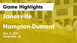 Janesville  vs Hampton-Dumont  Game Highlights - Oct. 9, 2021