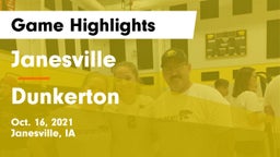 Janesville  vs Dunkerton  Game Highlights - Oct. 16, 2021