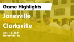 Janesville  vs Clarksville  Game Highlights - Oct. 18, 2021