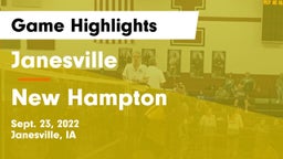 Janesville  vs New Hampton  Game Highlights - Sept. 23, 2022