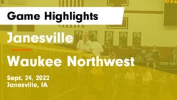 Janesville  vs Waukee Northwest  Game Highlights - Sept. 24, 2022