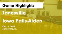 Janesville  vs Iowa Falls-Alden  Game Highlights - Oct. 9, 2022