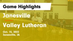 Janesville  vs Valley Lutheran  Game Highlights - Oct. 15, 2022