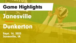 Janesville  vs Dunkerton Game Highlights - Sept. 16, 2023