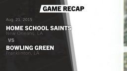 Recap: Home School Saints vs. Bowling Green  2015