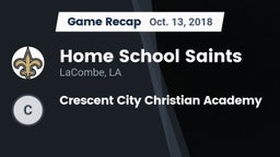 Recap: Home School Saints vs. Crescent City Christian Academy 2018